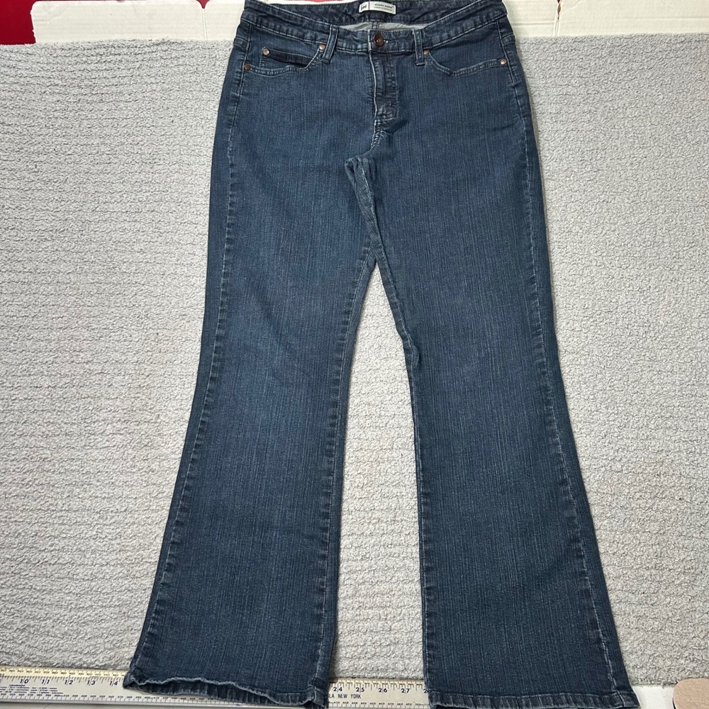 Lee‎ Jeans Slender Secret Bootcut 10M Blue Dark Wash Denim Casual Classic